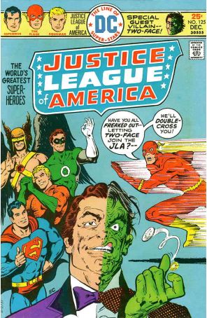 Justice League of America 125 published by DC with cover art by Ernie Chan