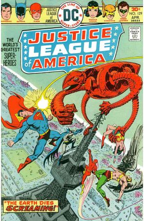 Justice League of America 129 published by DC with cover art by Ernie Chan