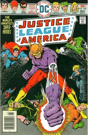Justice League of America 130 published by DC with cover art by Ernie Chan