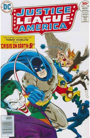 Justice League of America 136 published by DC with cover art by Ernie Chan