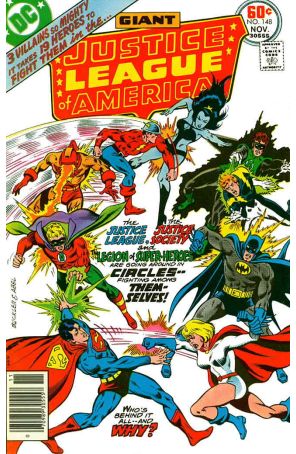Justice League of America 148 published by DC with cover art by Rich Buckler