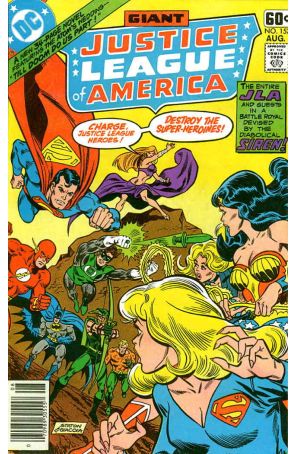 Justice League of America 157 published by DC with cover art by Joe Staton