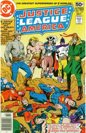 Justice League of America 159 (Mark Jewelers) published by DC with cover art by Rich Buckler