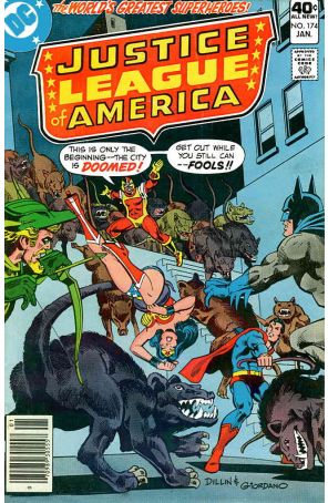 Justice League of America 174 published by DC with cover art by Dick Dillin