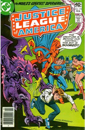 Justice League of America 175 published by DC with cover art by Ross Andru