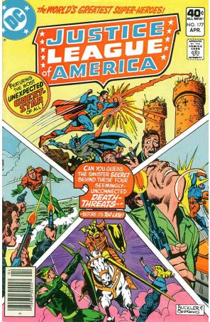 Justice League of America 177 published by DC with cover art by Rich Buckler
