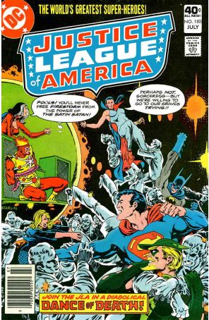 Justice League of America 180 published by DC with cover art by Jim Starlin