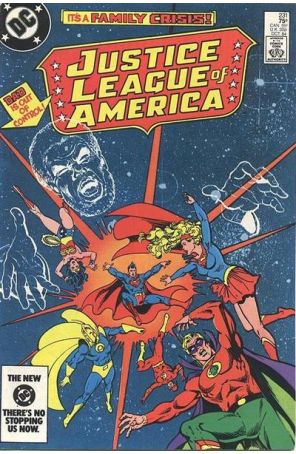 Justice League of America 231 published by DC with cover art by Chuck Patton