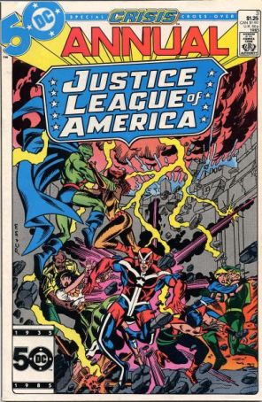 Justice League of America Annual 3 published by DC with cover art by Paris Cullins