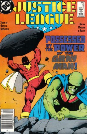 Justice League 6 (Newsstand) published by DC with cover art by Kevin Maguire