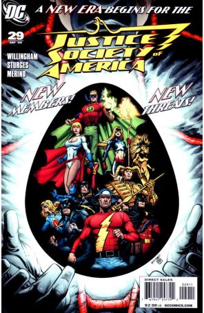 Justice Society of America (2nd Series) 29 published by DC with cover art by Jesus Merino