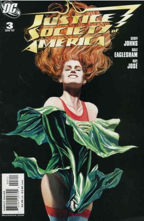 Justice Society of America (2nd Series) 3 published by DC with cover art by Alex Ross