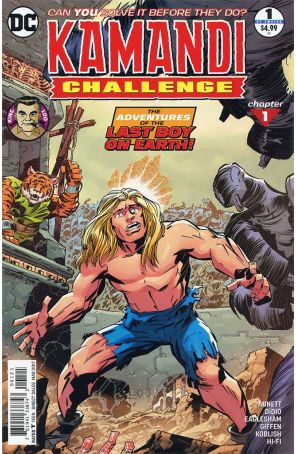 The Kamandi Challenge 1A published by DC with cover art by Keith Giffen