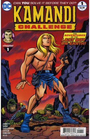 The Kamandi Challenge 1 published by DC with cover art by Bruce Timm