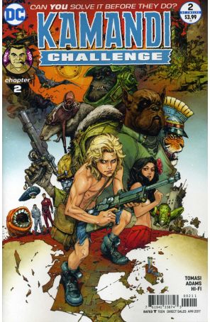 The Kamandi Challenge 2 published by DC with cover art by Kenneth Rocafort