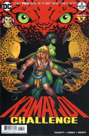 The Kamandi Challenge 3A published by DC with cover art by Amanda Conner
