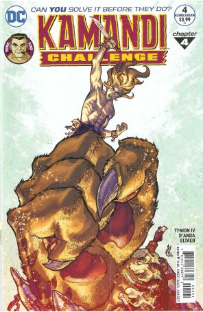 The Kamandi Challenge 4A published by DC with cover art by Carlos D’anda