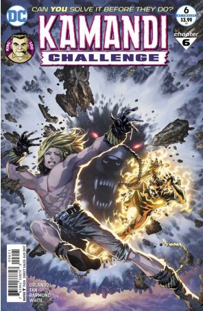 The Kamandi Challenge 6A published by DC with cover art by Philip Tan