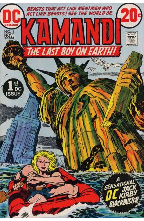 Kamandi, the Last Boy on Earth 1 published by DC with cover art by Jack Kirby