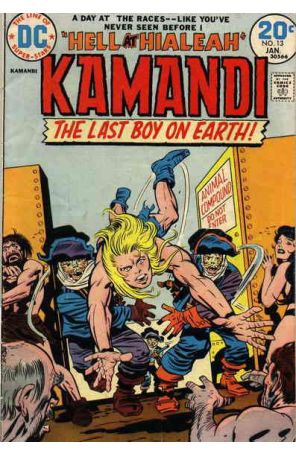 Kamandi, the Last Boy on Earth 13 published by DC with cover art by Jack Kirby