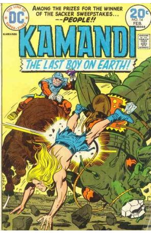 Kamandi, the Last Boy on Earth 14 published by DC with cover art by Jack Kirby