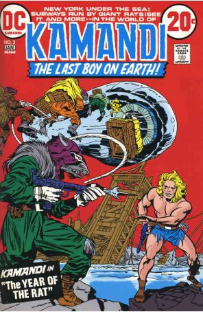 Kamandi, the Last Boy on Earth 2 published by DC with cover art by Jack Kirby