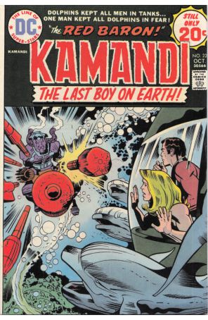 Kamandi, the Last Boy on Earth 22 published by DC with cover art by Jack Kirby