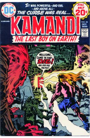 Kamandi, the Last Boy on Earth 24 published by DC with cover art by Jack Kirby