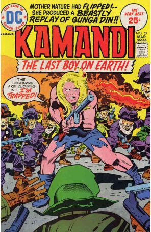 Kamandi, the Last Boy on Earth 27 published by DC with cover art by Jack Kirby