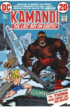 Kamandi, the Last Boy on Earth 3 published by DC with cover art by Jack Kirby