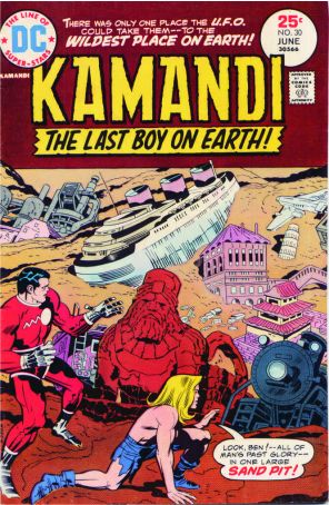 Kamandi, the Last Boy on Earth 30 published by DC with cover art by Jack Kirby