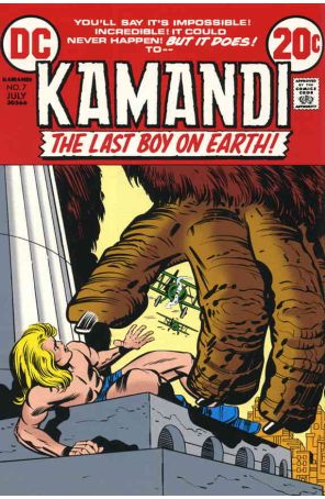 Kamandi, the Last Boy on Earth 7 published by DC with cover art by Jack Kirby