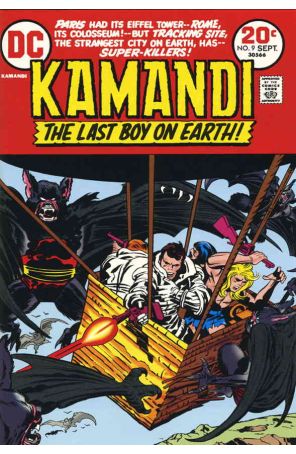 Kamandi, the Last Boy on Earth 9 published by DC with cover art by Jack Kirby