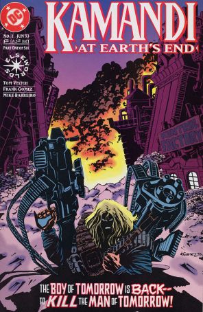 Kamandi: At Earth's End 1 published by DC with cover art by Frank Gomez