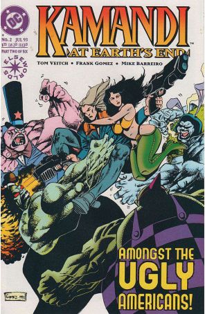 Kamandi: At Earth's End 2 published by DC with cover art by Frank Gomez