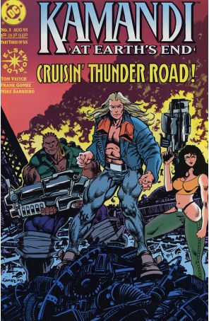 Kamandi: At Earth's End 3 published by DC with cover art by Frank Gomez