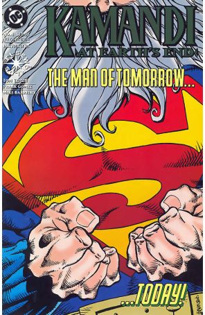 Kamandi: At Earth's End 4 published by DC with cover art by Frank Gomez