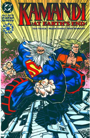 Kamandi: At Earth's End 5 published by DC with cover art by Frank Gomez