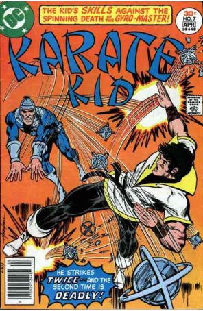 Karate Kid 7 published by DC with cover art by Mike Grell