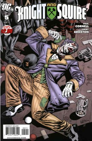 Knight And Squire 5 published by DC with cover art by Yanick Paquette