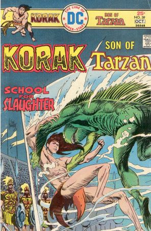 Korak, Son of Tarzan 59 published by DC with cover art by Joe Kubert
