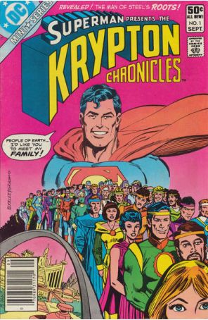 Krypton Chronicles 1 (Newsstand) published by DC with cover art by Rich Buckler