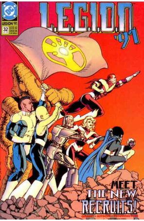 L.E.G.I.O.N. 32 published by DC with cover art by Kevin Maguire
