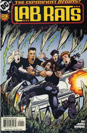 Lab Rats 1 published by DC with cover art by John Byrne