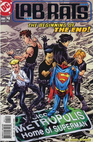 Lab Rats 4 published by DC with cover art by John Byrne