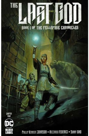 The Last God 4 published by DC with cover art by Kai Carpenter