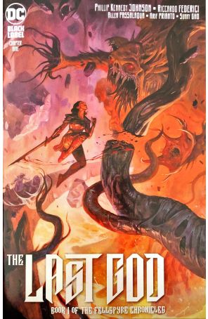 The Last God 9 published by DC with cover art by Kai Carpenter