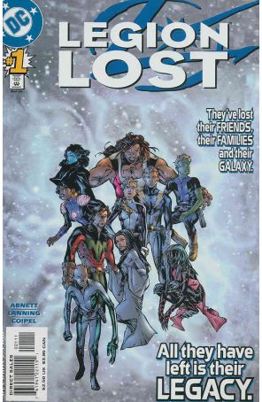 Legion Lost 1 published by DC with cover art by Olivier Coipel