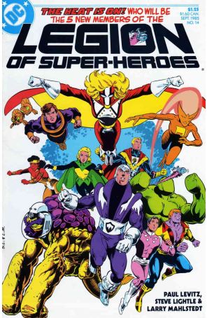 Legion of Super-Heroes (3rd Series) 14 published by DC with cover art by Steve Lightle