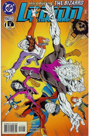 Legion of Super-Heroes (4th Series) 114 published by DC with cover art by Alan Davis